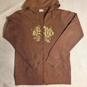 Vintage Brown Converse hoodie‎ large